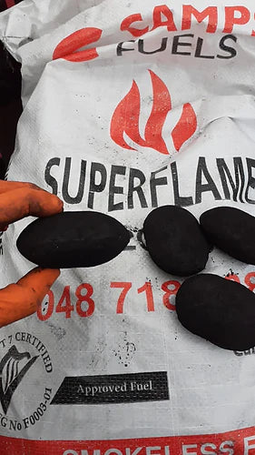 Superflame (Oval) Coal (1 Tonne) 50 x 20kg bags