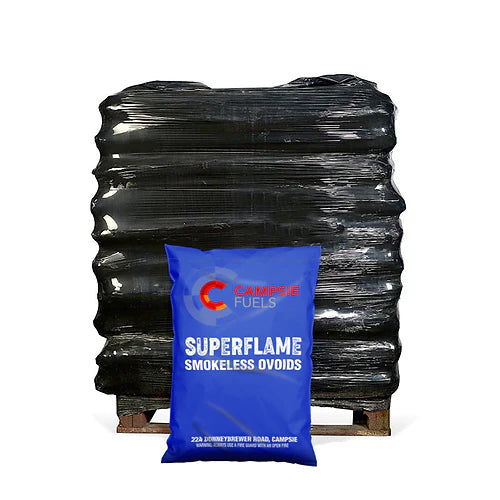 Superflame (Oval) Coal (1 Tonne) 50 x 20kg bags