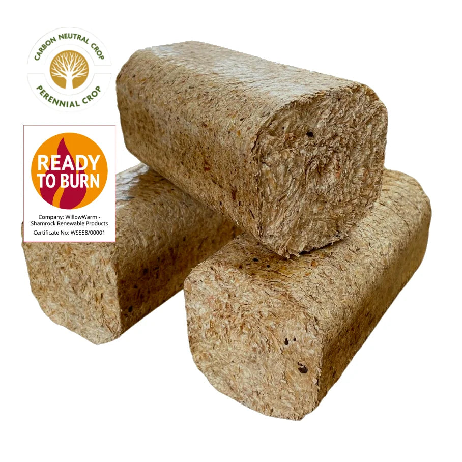 WillowWarm Briquettes (116 per pallet)